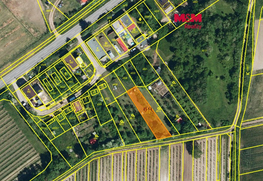 Prodej zahrady, 449 m², Brod nad Dyjí