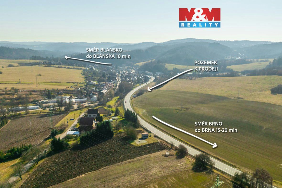 Prodej komerčního pozemku, 4 491 m², Šebrov-Kateřina