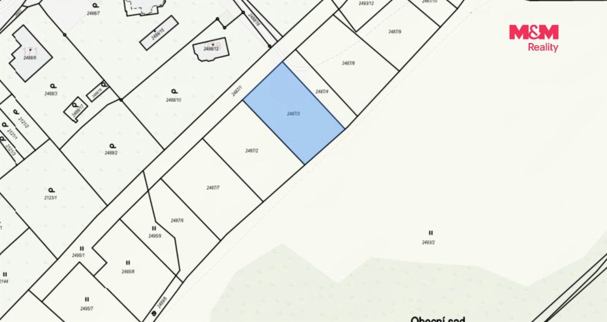 Prodej pozemku k bydlení, 1009 m2, v Černovicích