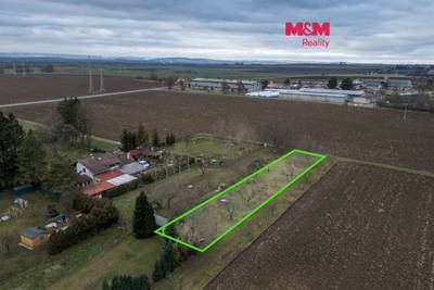 Prodej pozemku k bydlení, 967 m², Dub nad Moravou