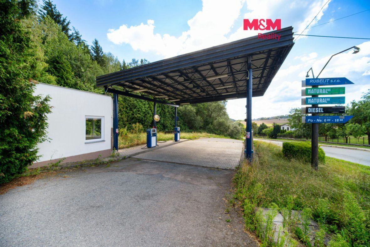 Prodej čerpací stanice , 1173 m², Rožná