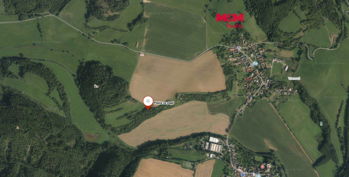 Prodej louky, 502 m², Vranová Lhota