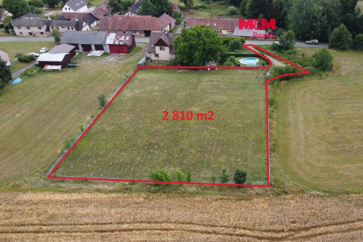 Prodej pozemku k bydlení, 2810 m², Okrouhlice - Chlístov