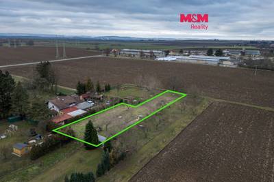 Prodej pozemku k bydlení, 1279 m², Dub nad Moravou