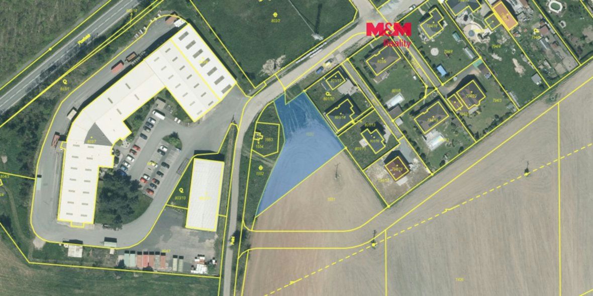 Prodej pozemku k bydlení, 1309 m², Zbůch