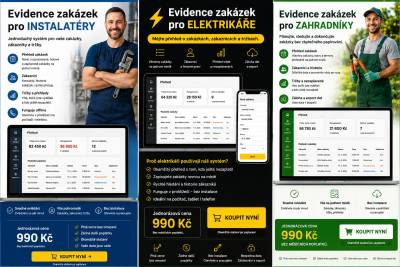 Program na evidenci zakázek pro živnostníky - bez měsíčních poplatků