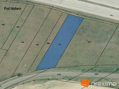 Prodej 1/10 pozemku 222 m2