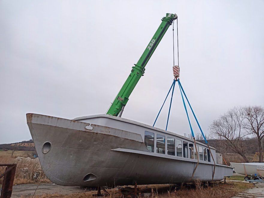 Ocelová motorová loď Želivka