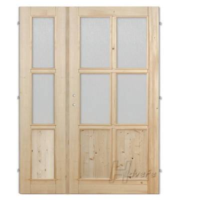 Dvoukřídlé dveře Jasmína B/B 125 cm
