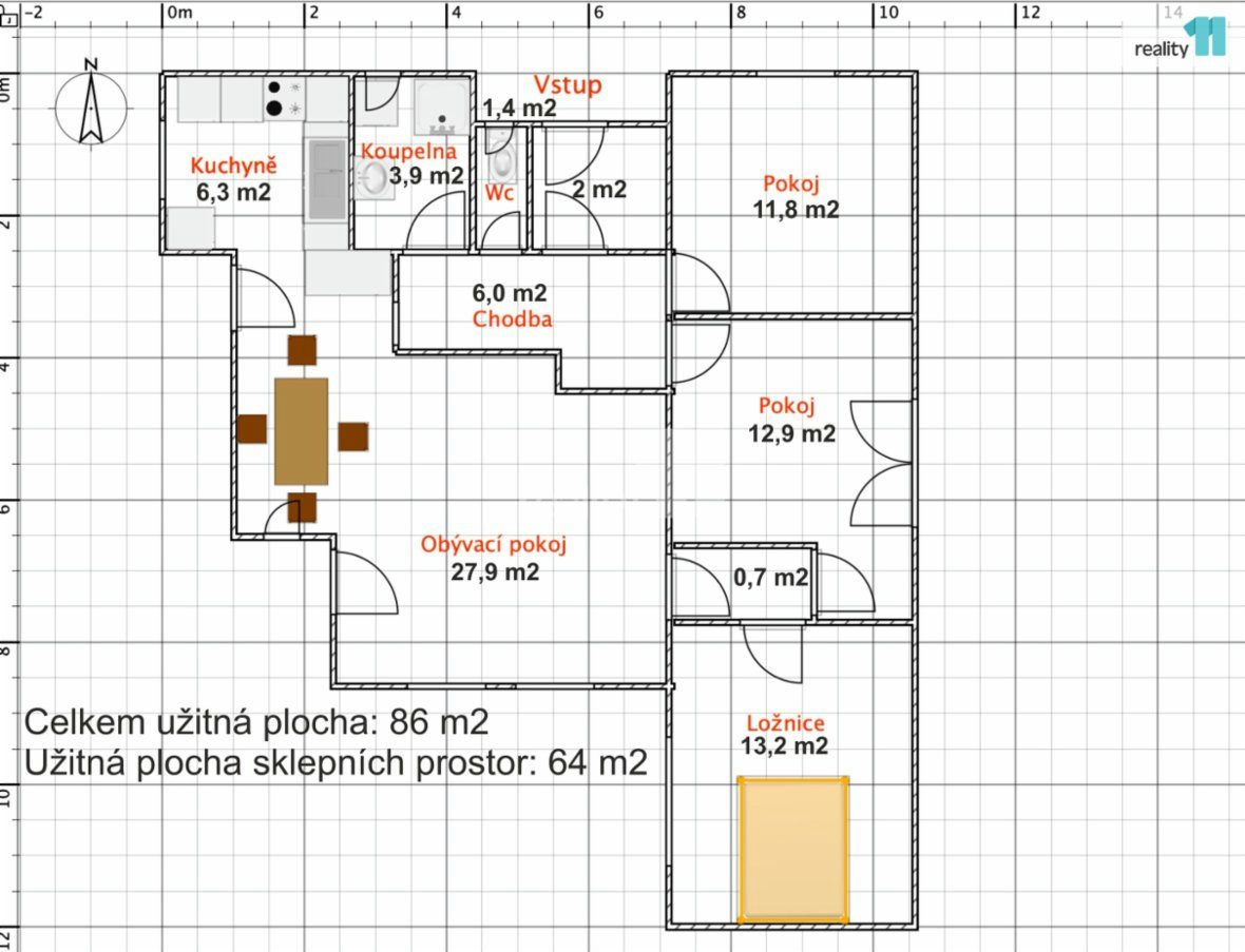 Prodej , rodinný dům 4+1, 150 m2, K