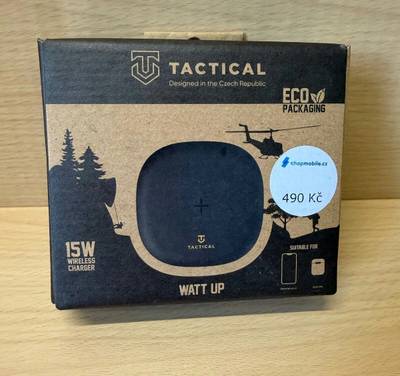Bezdrátová nabíječka tactical - černá