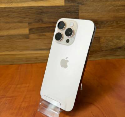 iPhone 16 Pro 128GB, desert, eSIM, 100% bat. (Rok záruka)