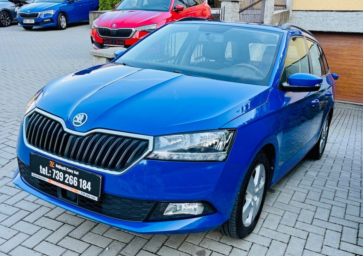 ŠKODA FABIA 3 combi 1.0TSi 70kW Koup.ČR,2021,93tkm,TAŽNÉ