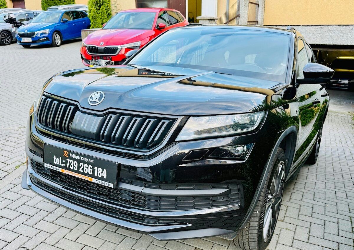 ŠKODA KODIAQ 1,5TSI 110kW SPORTLINE TAŽNÉ Koup.ČR,1.majitel