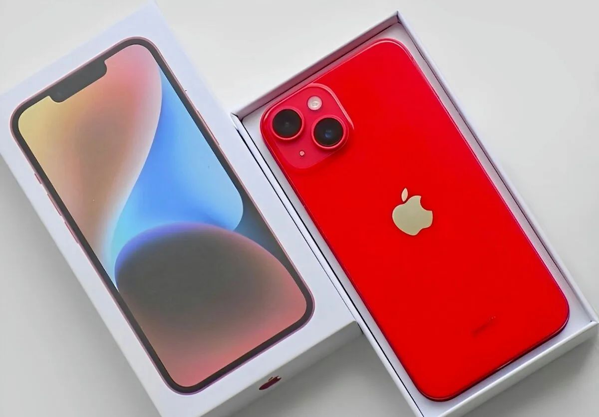 iPhone 14 Red BATERIE 100% TOP