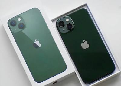 iPhone 13 Green BATERIE 100% TOP