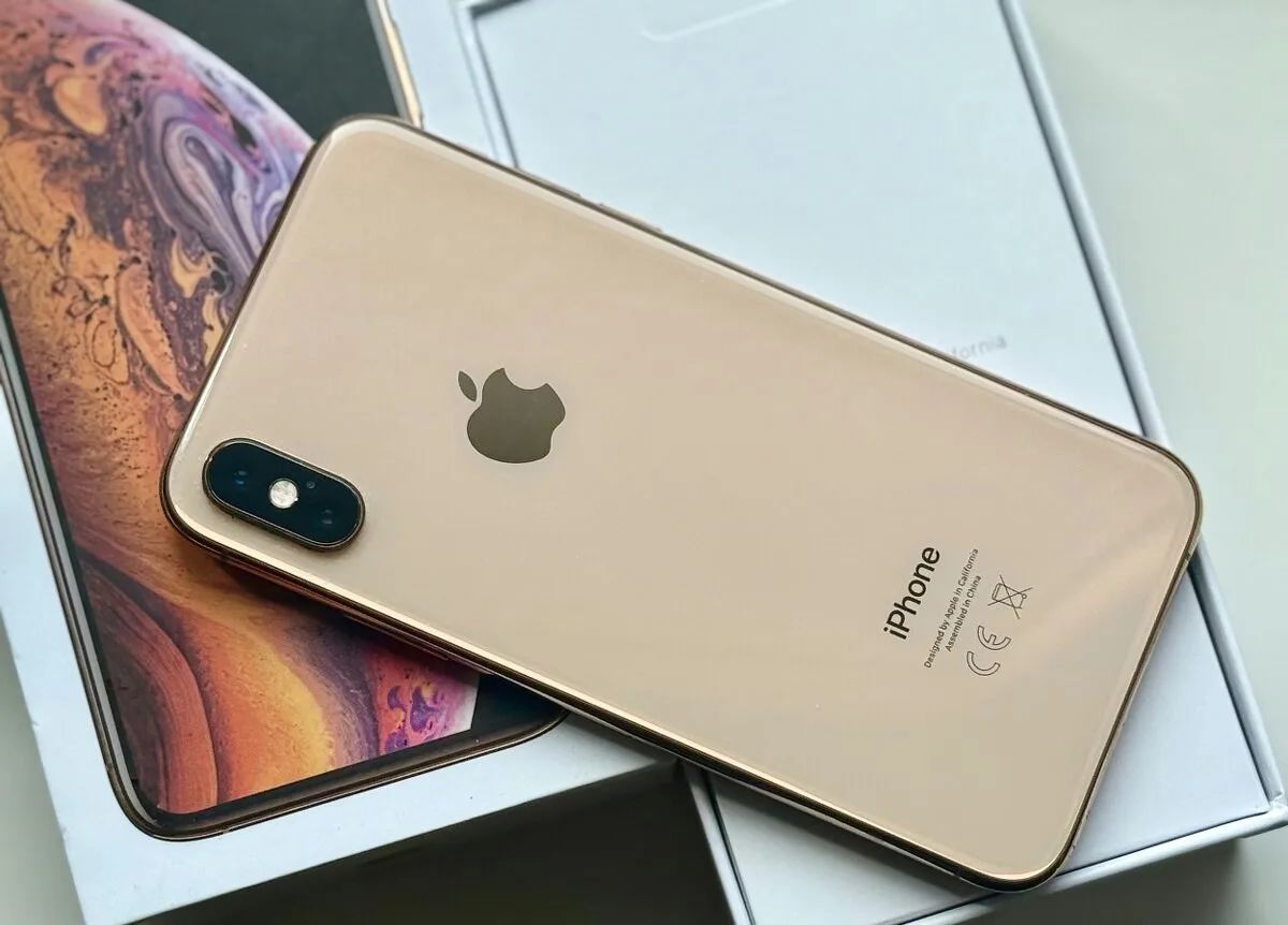 iPhone Xs Gold BATERIE 100% TOP