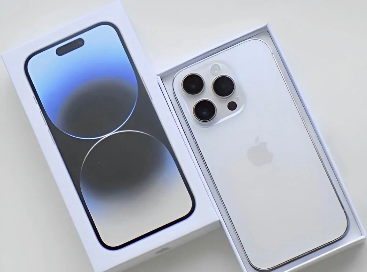 iPhone 14 Pro Silver BATERIE 100% TOP