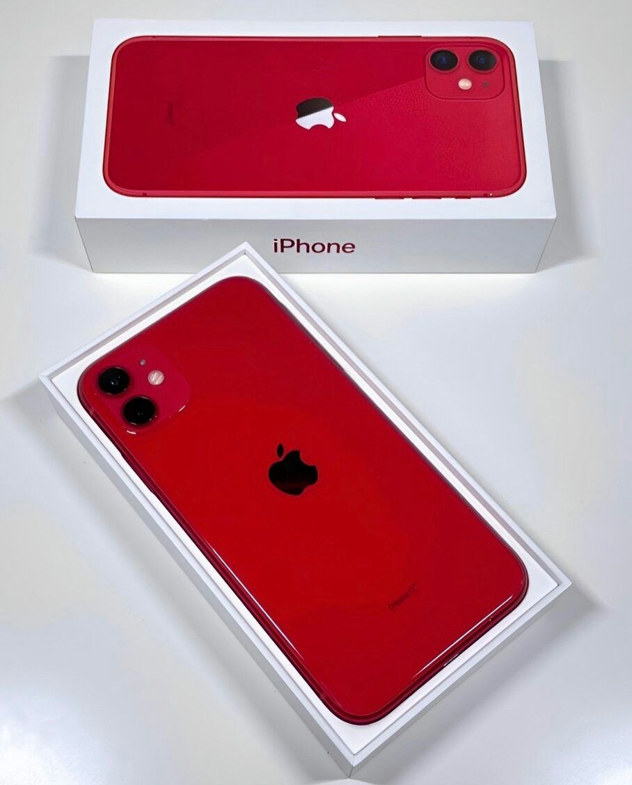 iPhone 11 Red BATERIE 100% TOP
