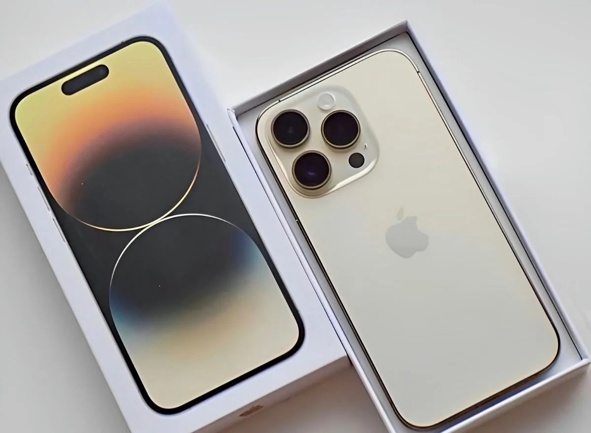 iPhone 14 Pro Gold BATERIE 100% TOP