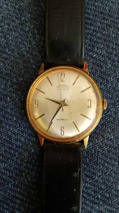 Retro hodinky PRIM 17 Jewels Incabloc –