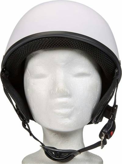 Helma Mil-Tec Moto Retro - bílá