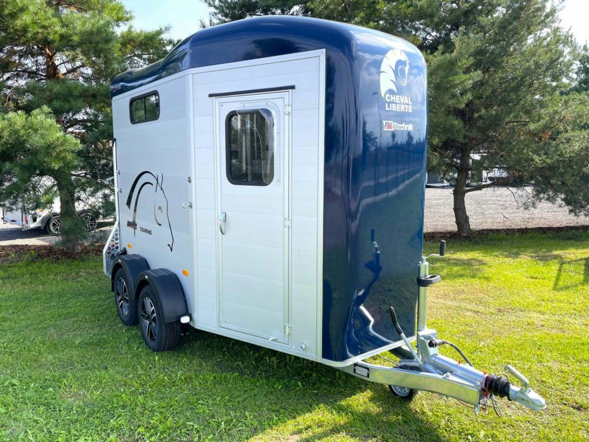 Pro přepravu koní Touring Country, MODRÝ, Přívěs