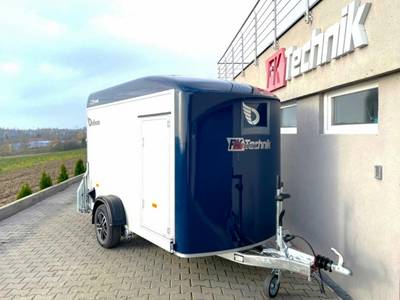 Skříň C300 ALU bočnice, modrý, Aerodynamický