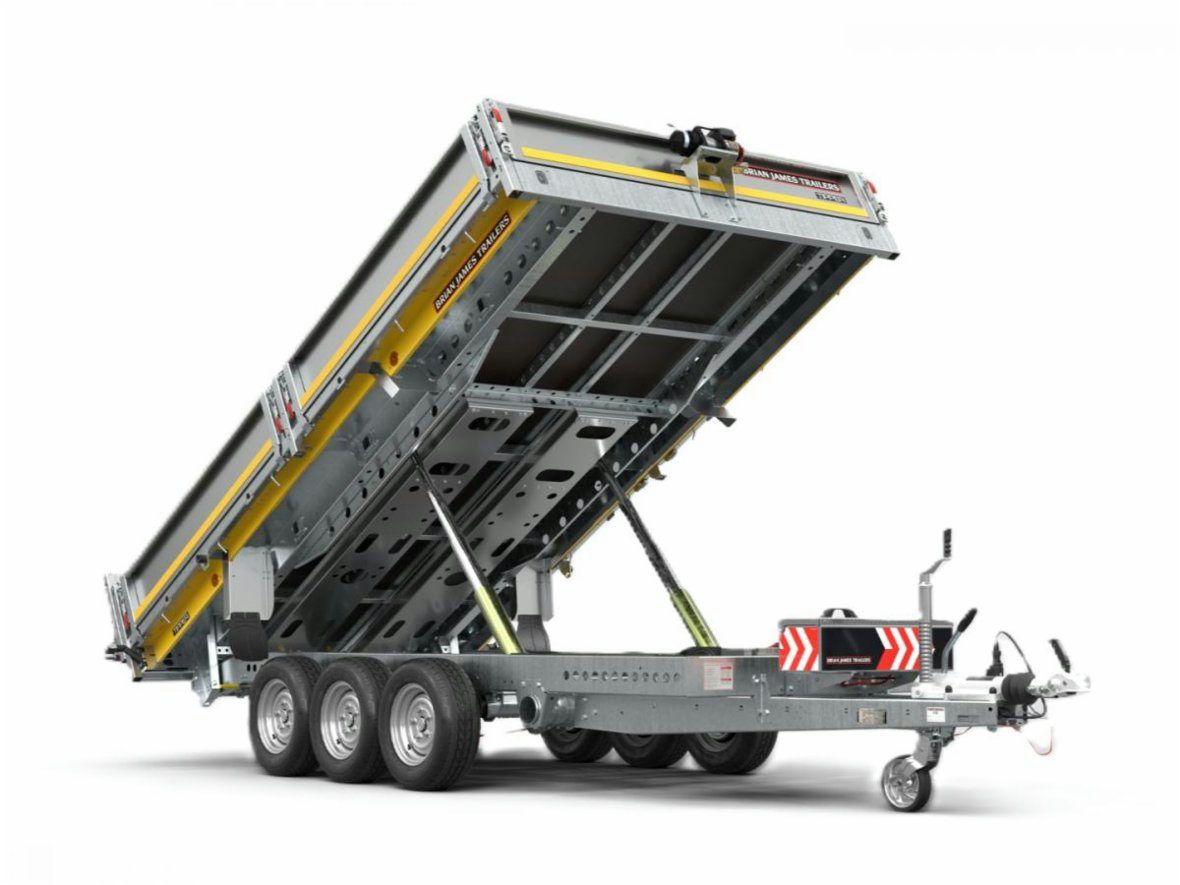 Sklápěč Tipper 370x210, 3 osy, 2 hydra,