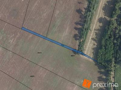 Prodej 1/6 pozemků 55 m2