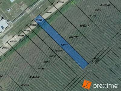 Prodej 1/8 pozemků 37 m2