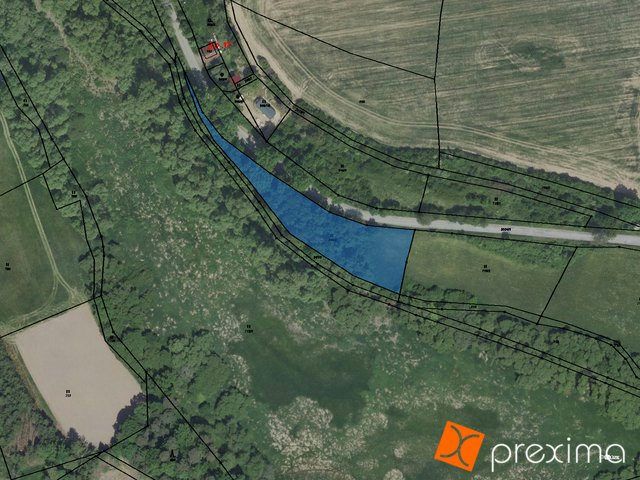 Prodej 3/8 pozemku 1142 m2