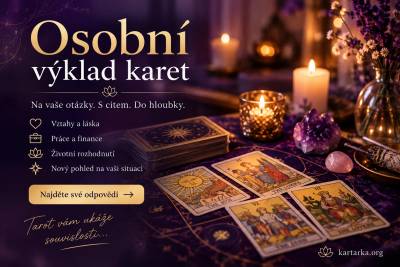 Osobní výklad karet - kartářka