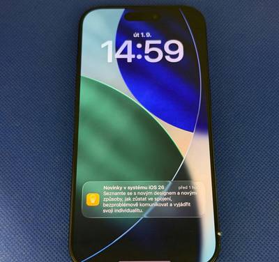 iPhone 16 Pro 256GB Black Titan,1 rok záruka