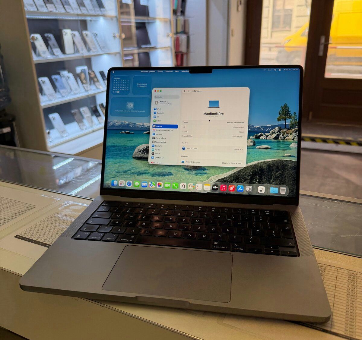 Macbook Pro 14”,Apple M1, 16GB ram, 512GB ssd