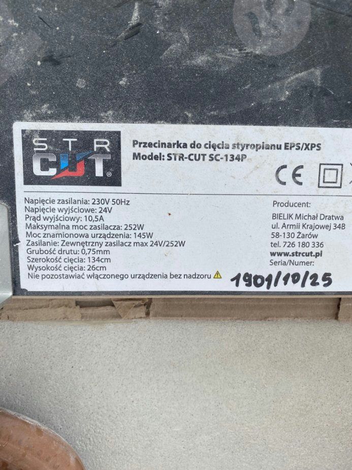 Prodám řezačku na polysteren a styrodur