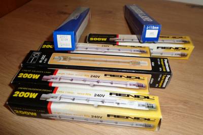 Halogenní žárovky R7s + DZ trubice 7+9W