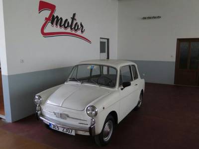 Fiat, rok výroby 1968, objem motoru 499 ccm, bílá,