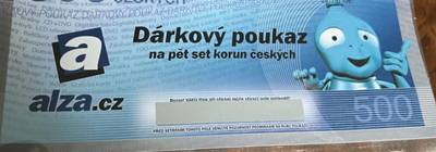 Poukaz Alza 500kč