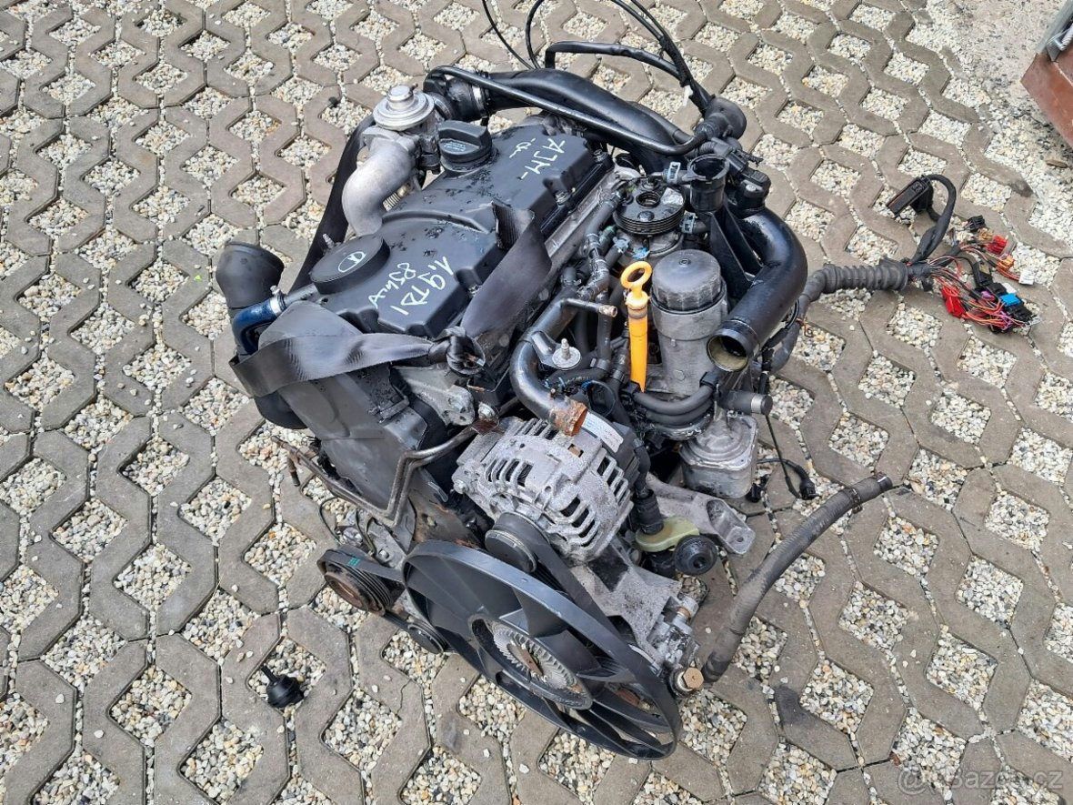 Motor 1,9 TDI 85kw Typ: AJM kompletní