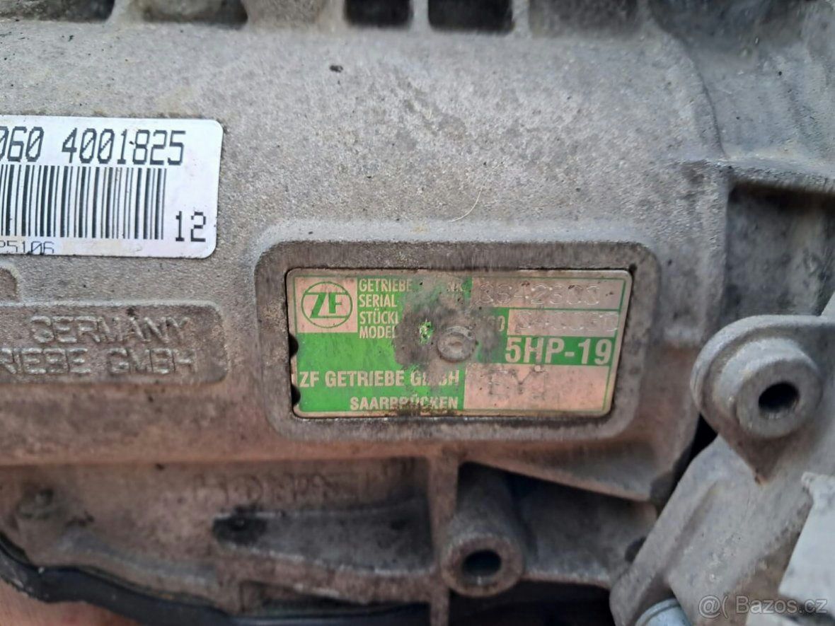 Automatická převodovka 2,5 tdi 132kw EYJ