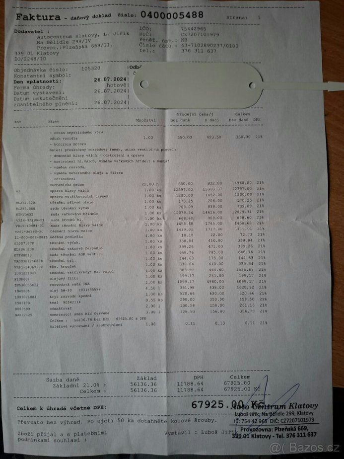 Motor 1,6TDi 77kW, typ: CAYC