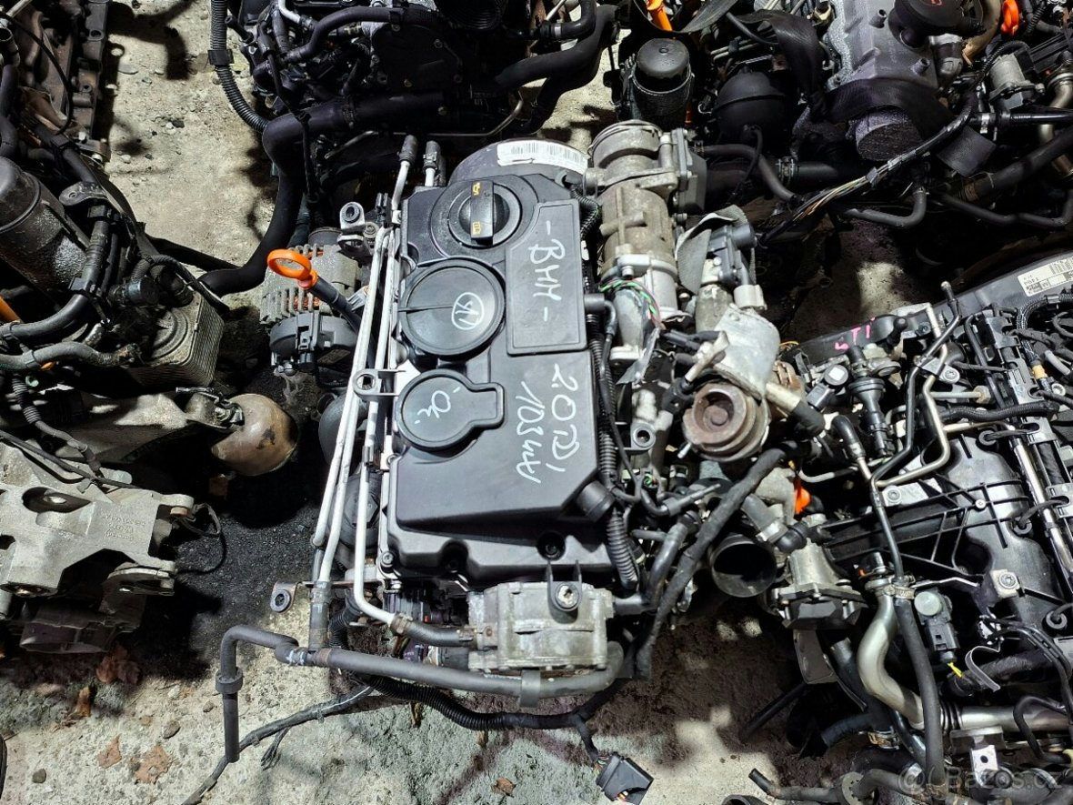 Motor 2,0 tdi 103kw Typ: BMM kompletni m