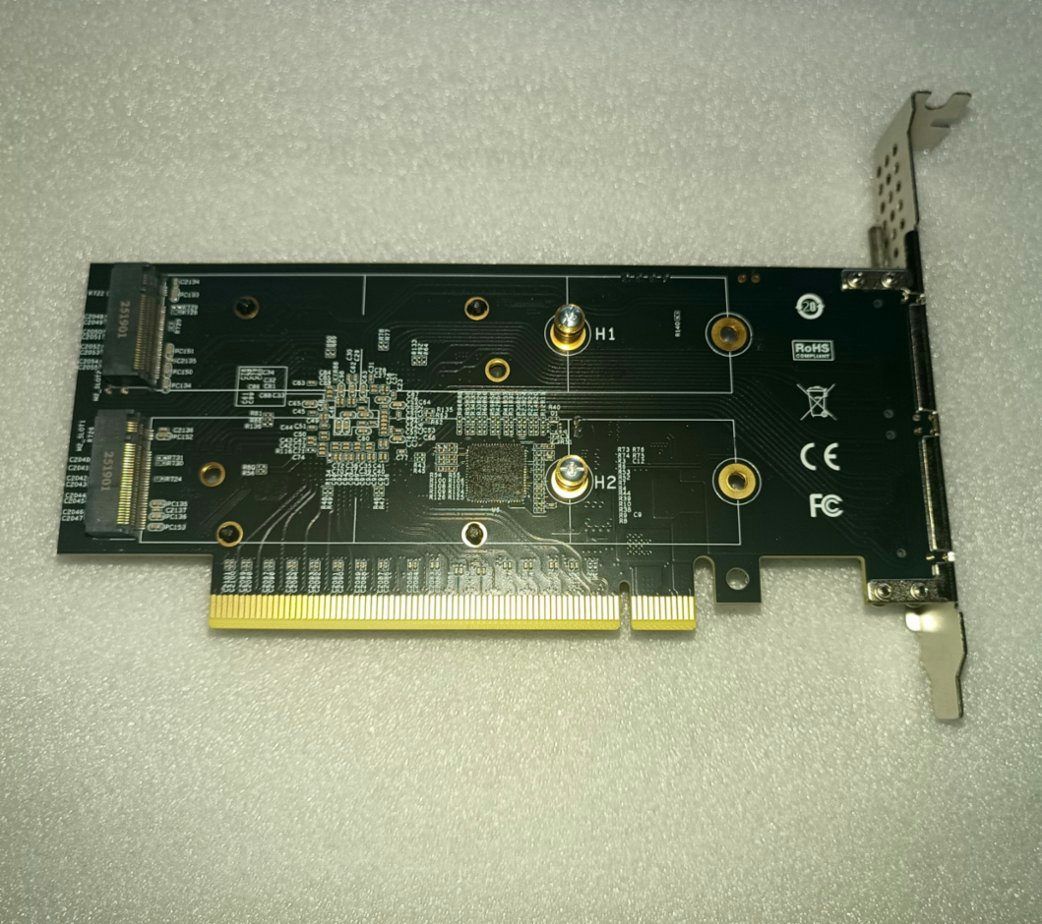 PLX PCIe x16-x32 lanes switch M.2 NVMe