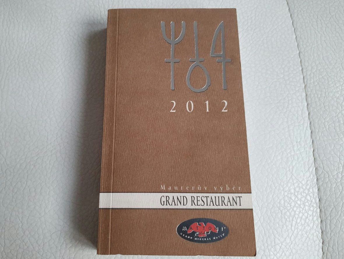 Maurerův výběr 2012 Grand restaurant