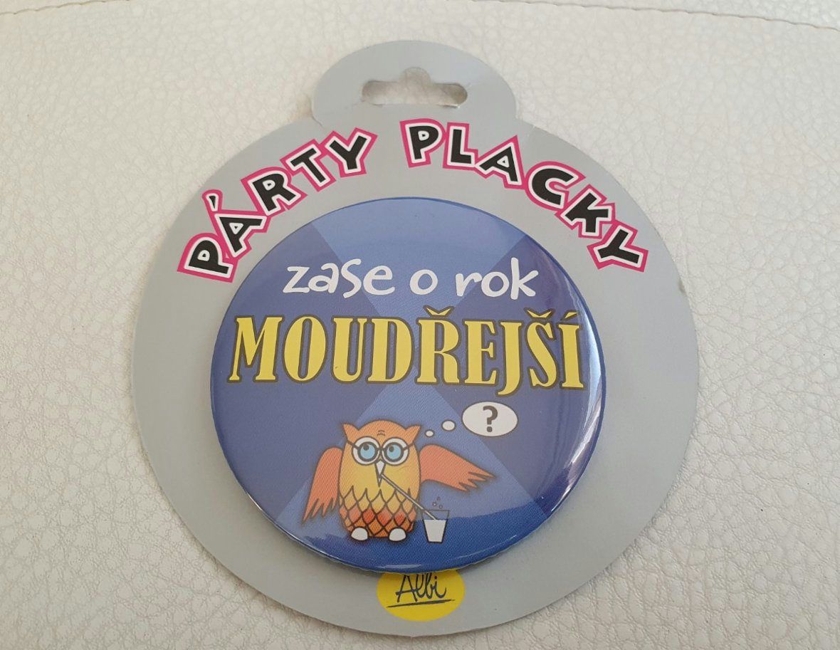 Dárková narozeninová placka nepoužitá