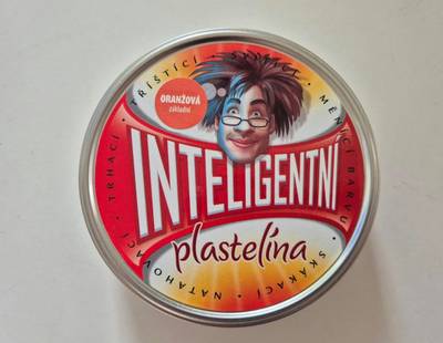 Inteligentní plastelína - oranžová